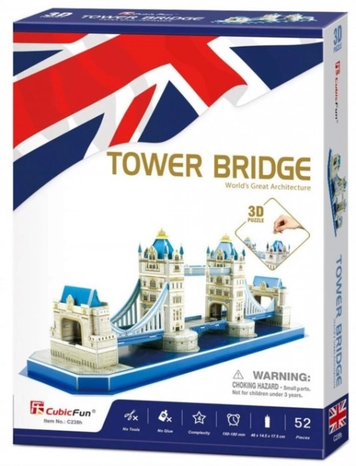 Puzzle 3D Tower Bridge 52 dielov