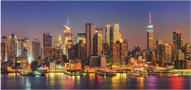 Panoramatické puzzle Mrakodrapy v New Yorku