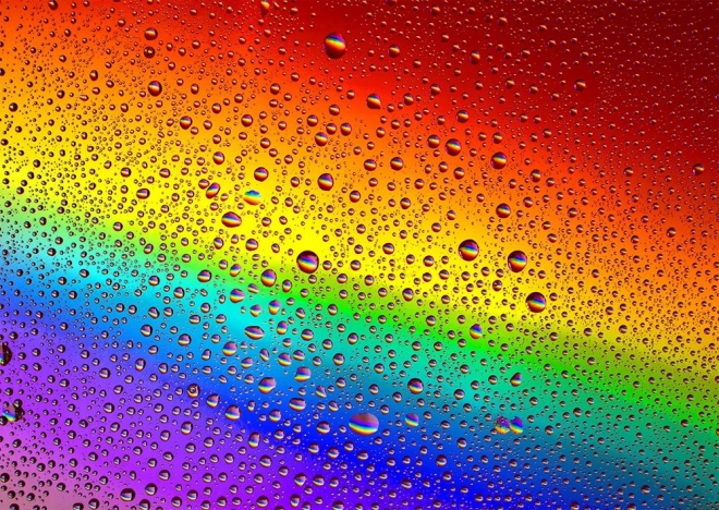 Puzzle Enjoy Dúhové kvapky 1000 dielikov