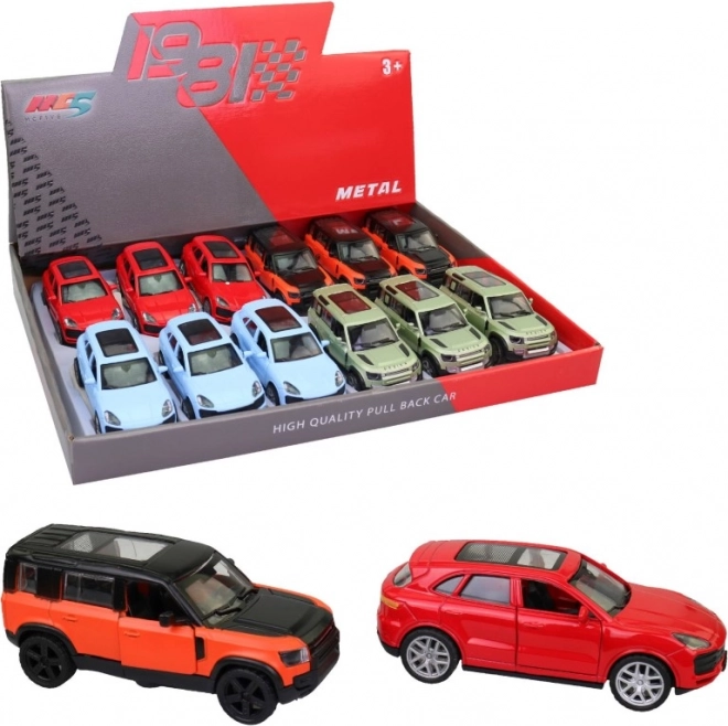 Súprava autíčok 1:43 v display boxe pre deti