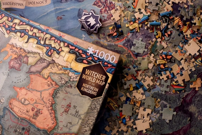 Puzzle Severné kráľovstvá zo hry The Witcher 1000 dielikov