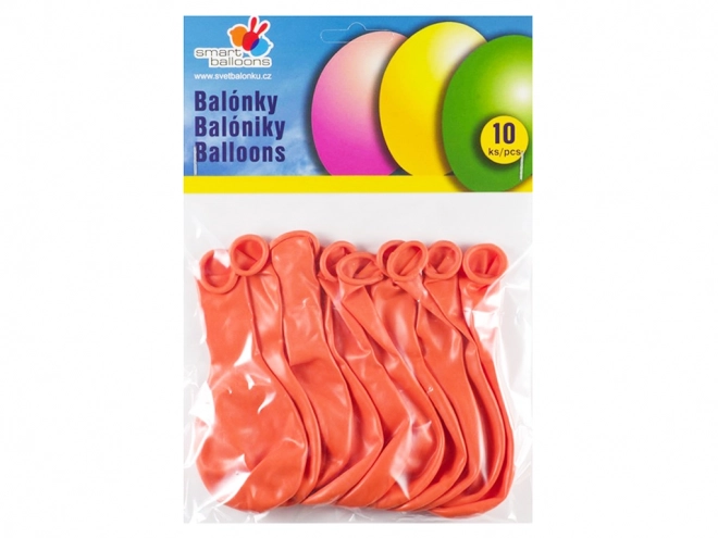 Oranžové nafukovacie balóniky