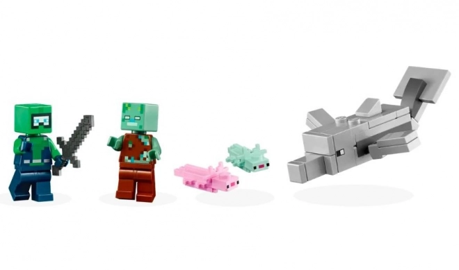 Lego Minecraft Domeček axolotlů