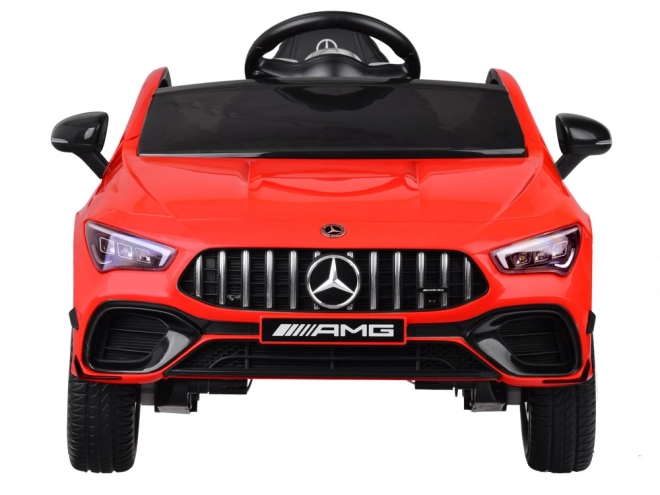 Detské elektrické auto Mercedes AMG CLA 45s s hojdačkovým efektom – Červená