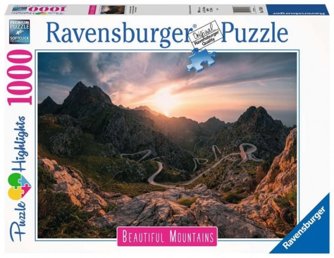 Ravensburger Puzzle Dechberúce Hory: Pohoří Serra de Tramuntana, Malorka