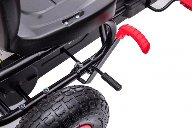 Detská šliapacia motokára Červená