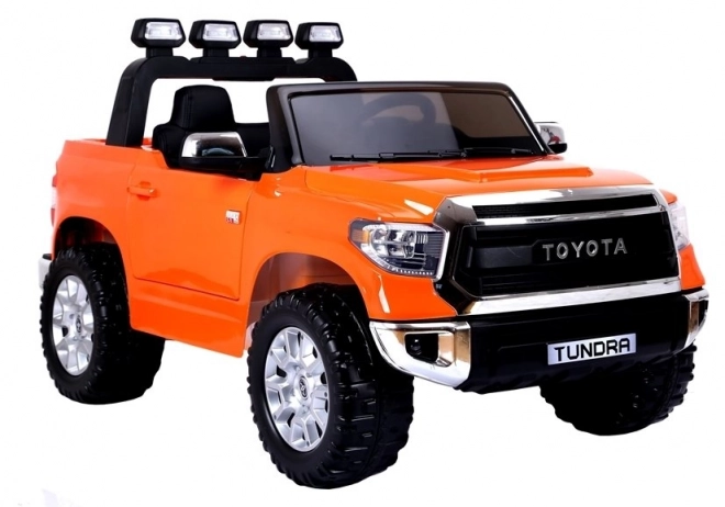 Oranžová Toyota Tundra na akumulátor pre deti