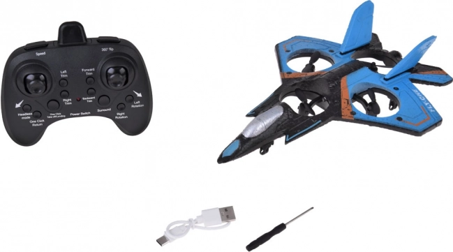 Dron na diaľkové ovládanie Quadcopter s LED diódami