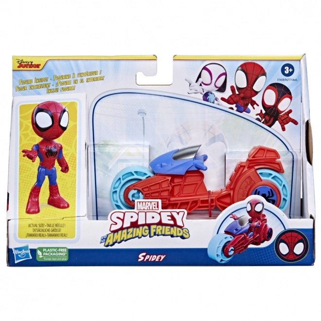 Spider-Man Saf motorka a figúrka