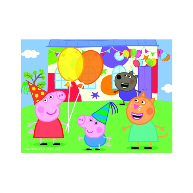 Drevené licenčné kocky Peppa Pig