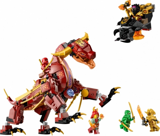 LEGO Ninjago Heatwave a jeho transformačný lávový drak