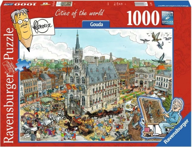 Ravensburger Puzzle Svetové Mesta: Gouda 1000 dielikov