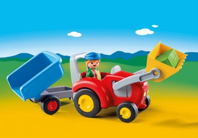 Traktor s prívesom PLAYMOBIL® 1.2.3