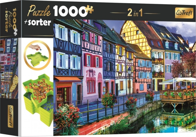 Puzzle s třídičom 2v1 Colmar, Francúzsko 1000 dielikov