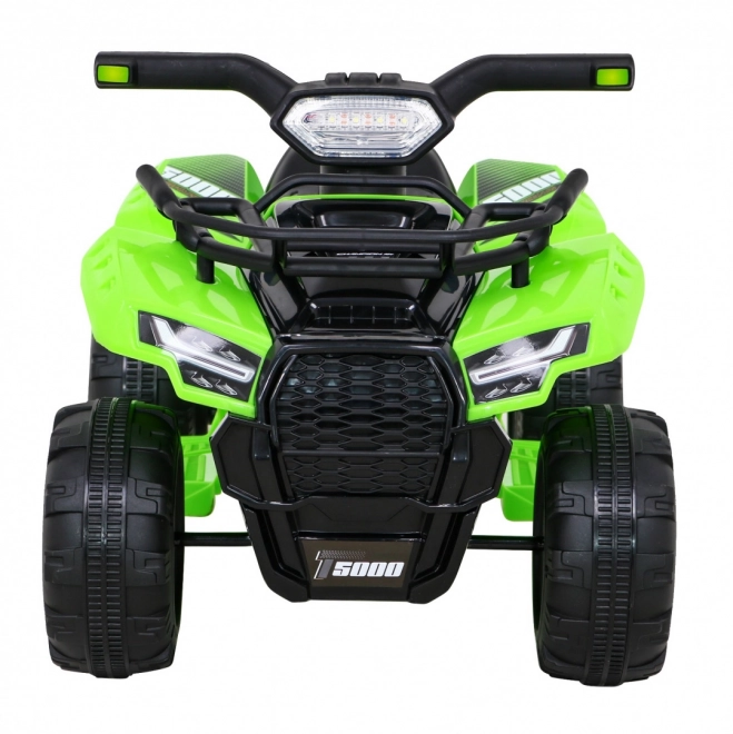 Detský akumulátorový quad Storm zelený s motorom 25W a MP3 USB LED