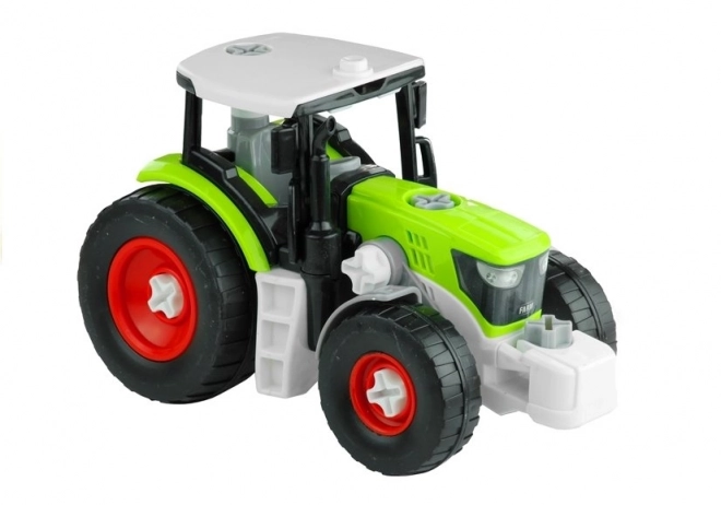 Rozkrúcací traktor s prívesom na drevo 43 cm