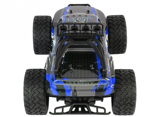 Zábavný off-road RC auto s tlmičmi - modré