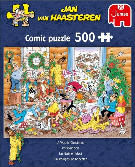 Jumbo Puzzle Vlnené Vianoce 500 Dielikov