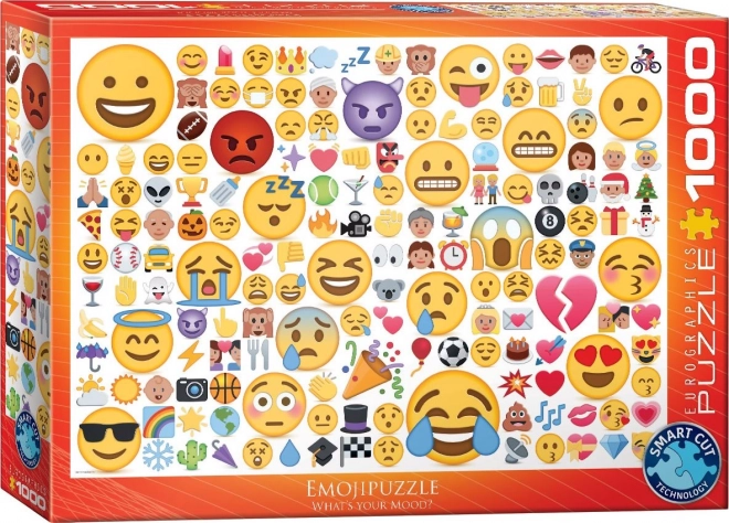 EUROGRAPHICS Puzzle Emoji: Aká je tvoja nálada? 1000 dielikov