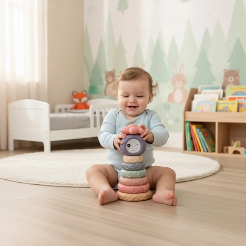 Stavanie veže a rozvoj motoriky