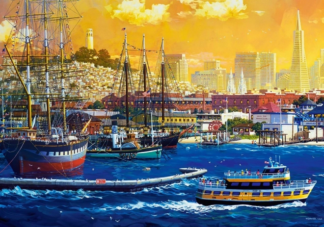 Puzzle San Francisco Prístav 500 dielikov