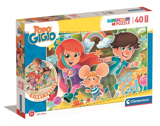 Clementoni obří podlahové puzzle Myšák Gigio