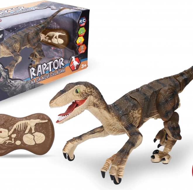 Raptor na diaľkové ovládanie hnedý 45 cm