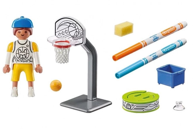 Sada figúrok Playmobil Skater s basketbalovou loptou