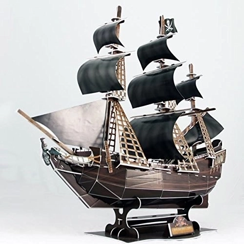 3D puzzle Pirátska loď Kráľovnina pomsta