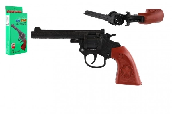 Revolver na kapsle 8 rán plast 20 cm