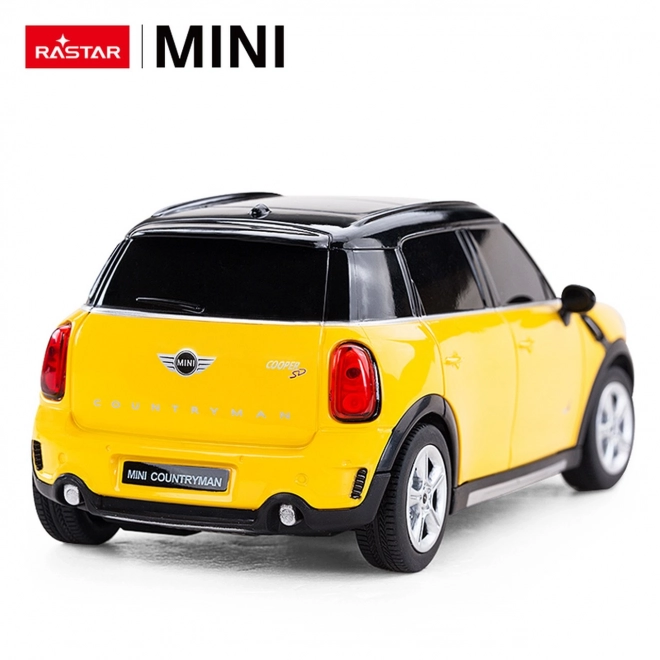 Závodné auto Mini Countryman žlté