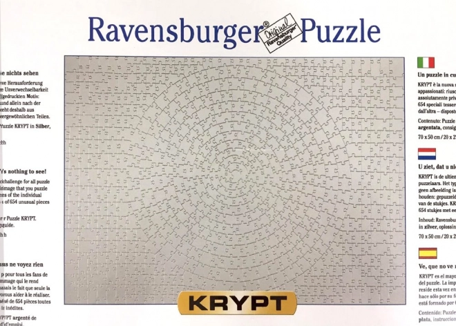 Krypt Srebrný Puzzle 654 dielikov Ravensburger