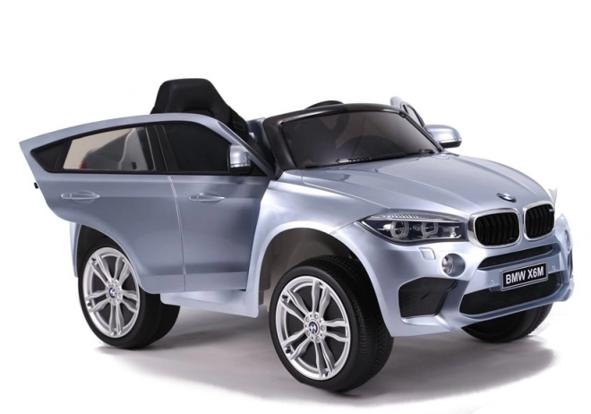 Auto na akumulátor BMW X6 Strieborné lakované