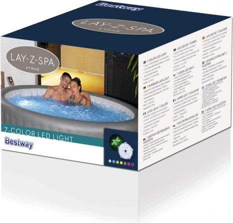 Lampidka Basenov3 Lay-Z-Spa LED 7 farieb Bestway