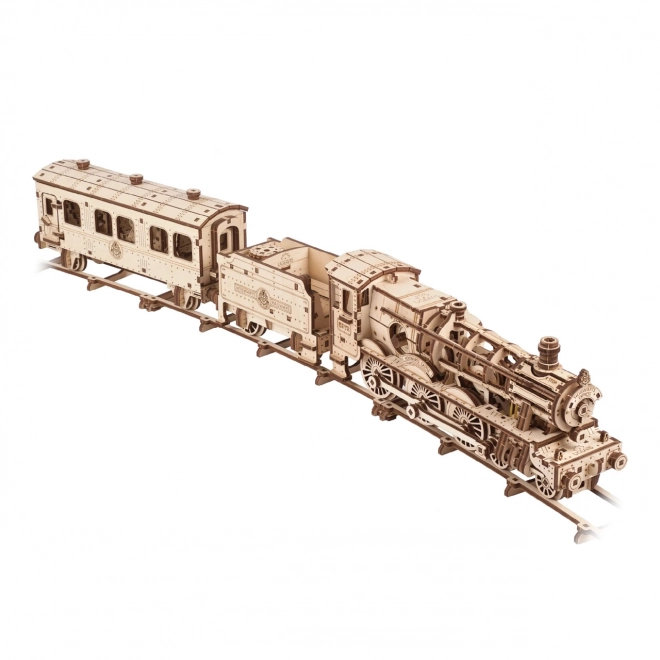 3D drevený mechanický model Harry Potter Rokfortský expres