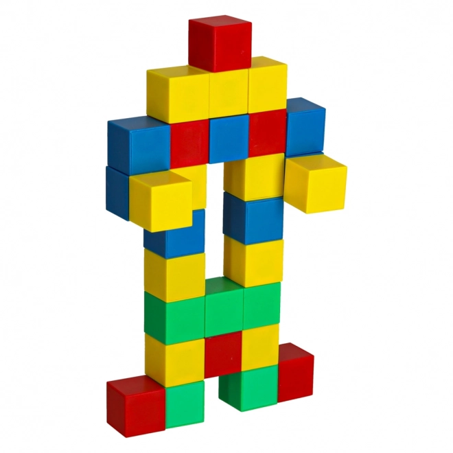 Magnetické stavebné kocky - kubická sada 64 ks
