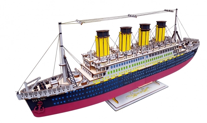 Drevené 3D puzzle Titanic