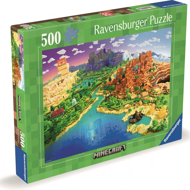 Puzzle Minecraft 500 dielikov od Ravensburger