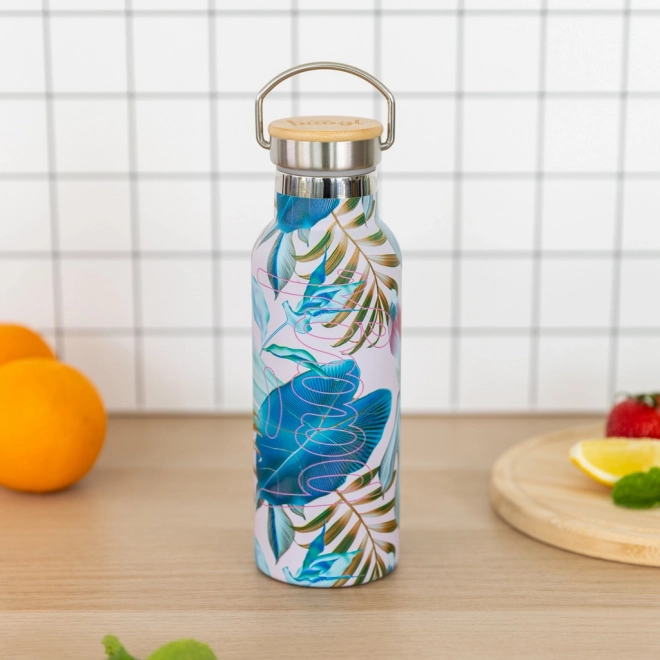 Termofľaša s bambusovým viečkom Leafs 500 ml