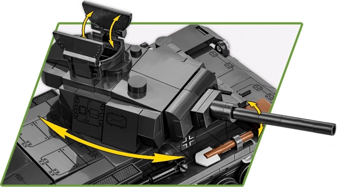 COBI II WW Panzer III Ausf J, 1:35, 590 k, 1 figúrka