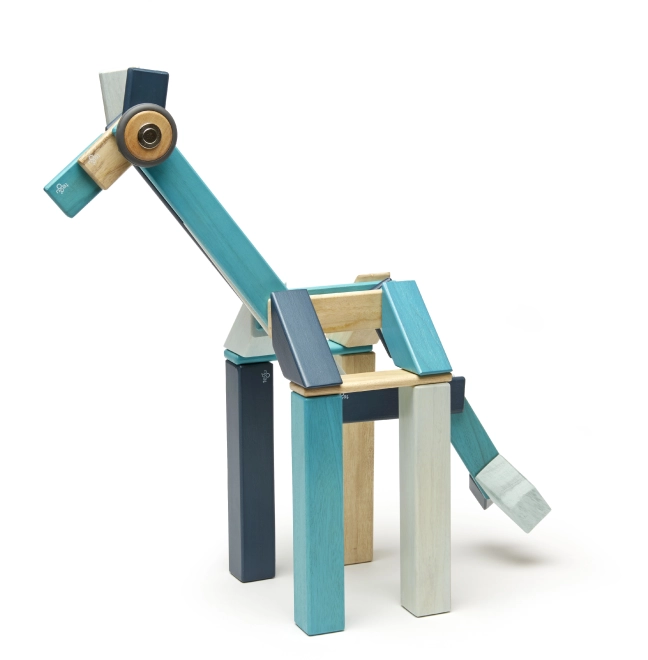 Magnetická stavebnica Tegu Blue - 42 dielov
