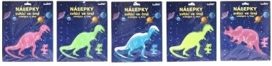 Samolepky svietiace v tme Dinosaury 25,5x31 cm
