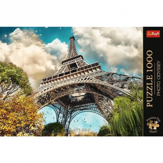 Puzzle 1000 dielikov Premium Plus Eiffelova veža Paríž Francúzsko