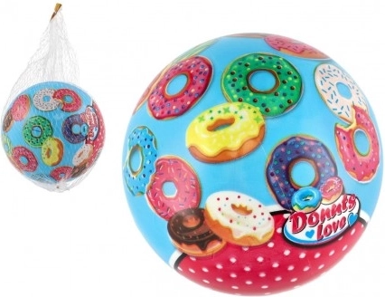 Lopta na hranie s motívom donutov a cupcakes 14 cm