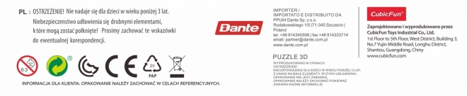 Puzzle 3D PGE Narodowy LED verzia