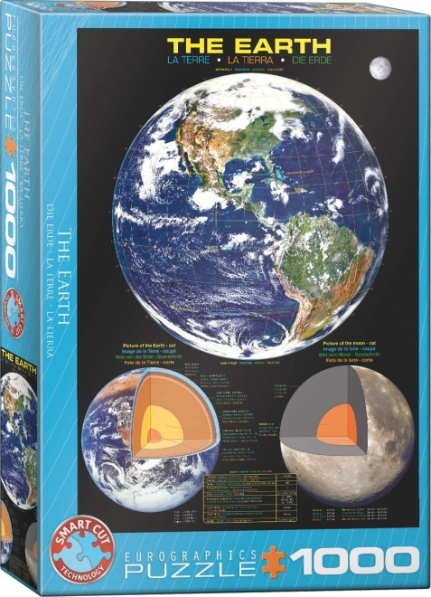 Eurographics puzzle Zem svet 1000 dielikov