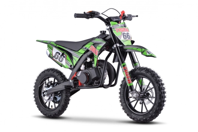 Benzínová motorka Tiger 49cc zelená
