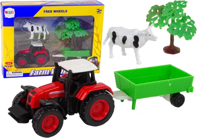 Detská sada Traktor s prívesom a farmárskymi zvieratkami