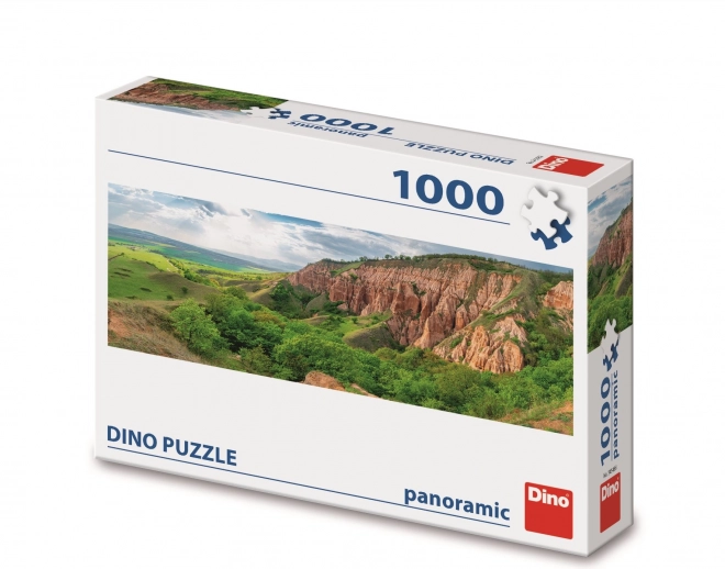 Panoramatické puzzle Červená rokle 1000 dielikov