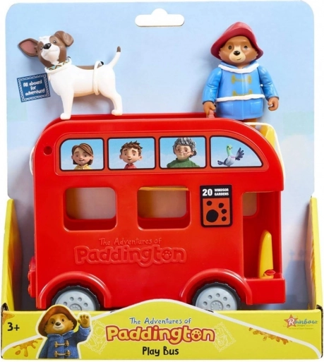 Herná sada Paddington s červeným autobusom